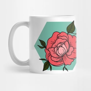 Neon Rose Mug